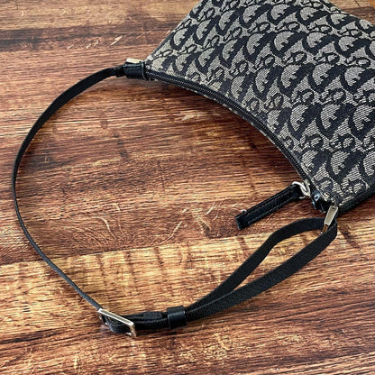Dior Trotter Canvas Shoulder Hand Pouch — view 7