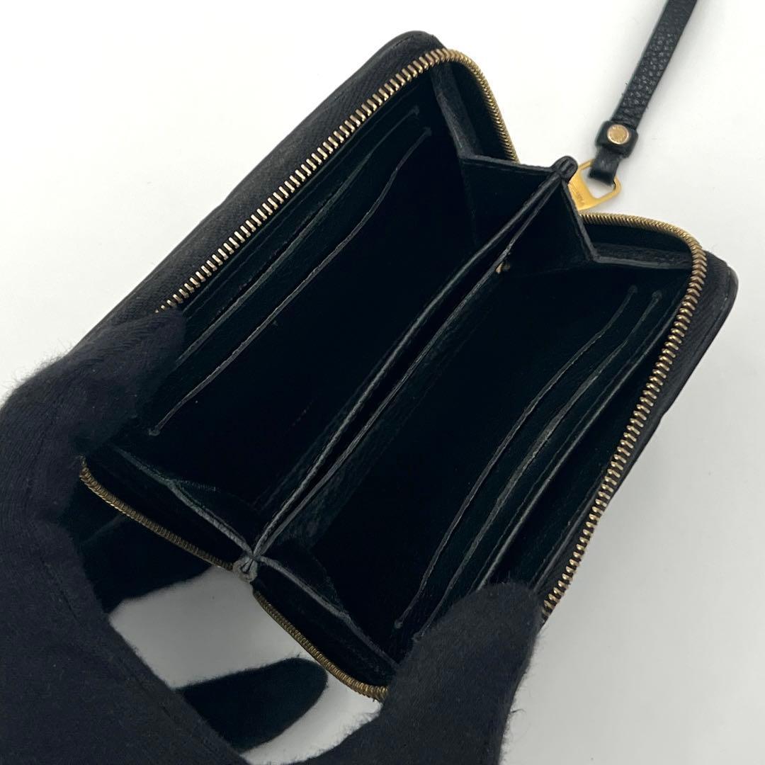 Louis Vuitton Monogram Empreinte Zippy Coin Purse Black — view 3
