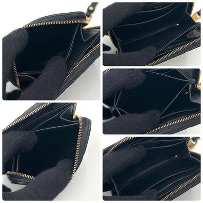 Louis Vuitton Monogram Empreinte Zippy Coin Purse Black — view 4