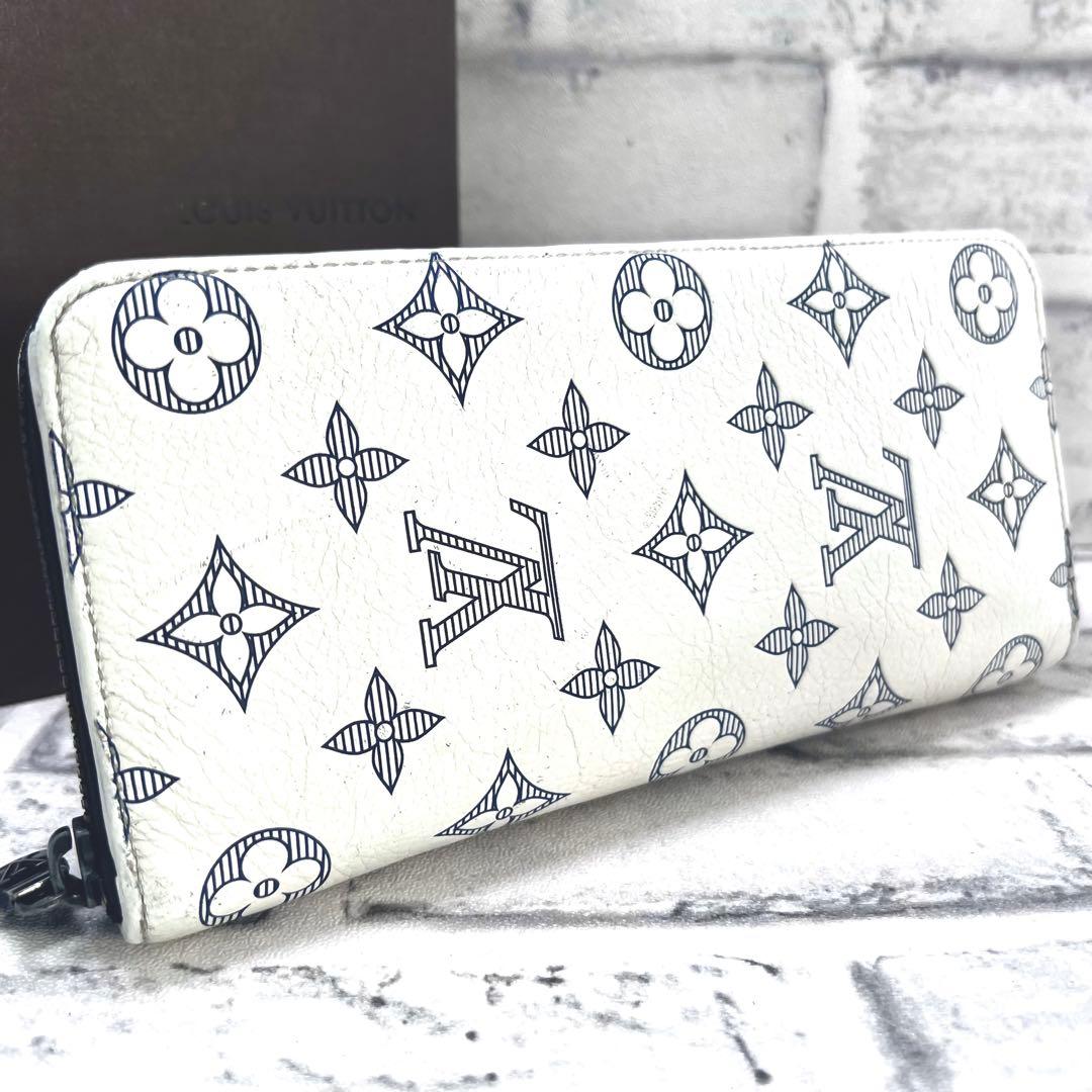 Louis Vuitton Monogram Shadow Zippy Wallet Vertical