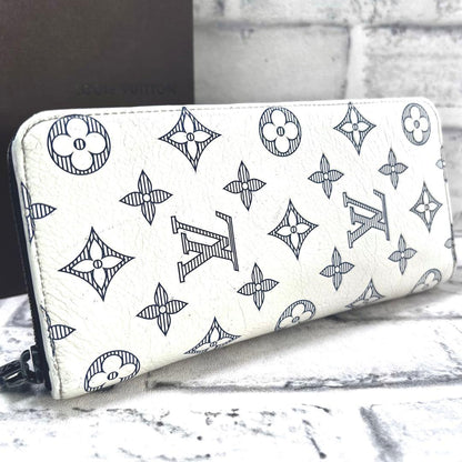 Louis Vuitton Monogram Shadow Zippy Wallet Vertical