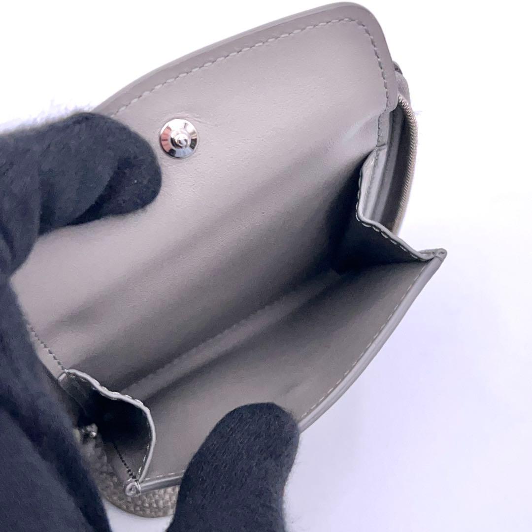 Louis Vuitton Mahina Metallic Gray Zippy Compact Wallet Handbag — view 5