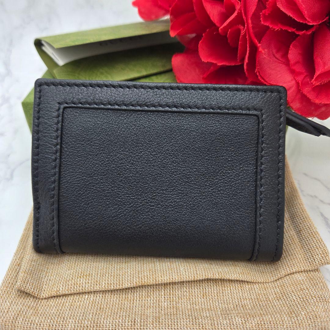 Gucci Fold Wallet GG Bamboo Diana — view 2