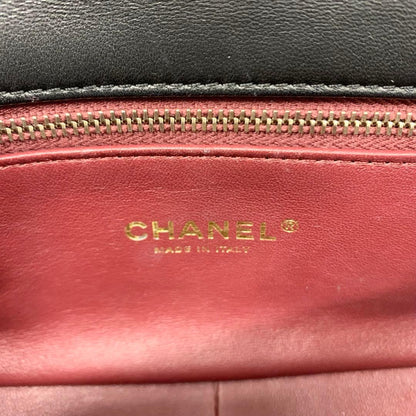 Chanel Quilted Lambskin Turnlock CC Logo Shoulder Bag — view 8