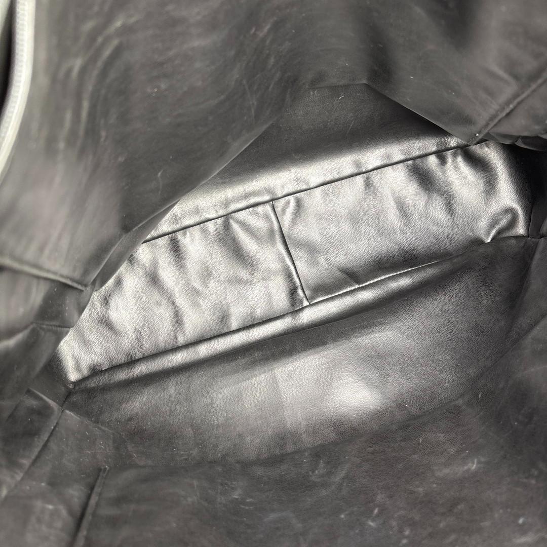 Chanel V-stitched Coco Charm Lambskin Black Tote Bag