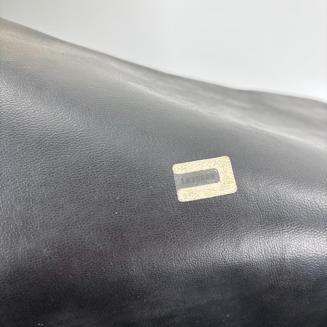 Chanel V-stitched Coco Charm Lambskin Black Tote Bag