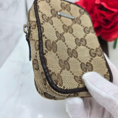 Gucci GG Canvas Cigarette Case Brown — view 5