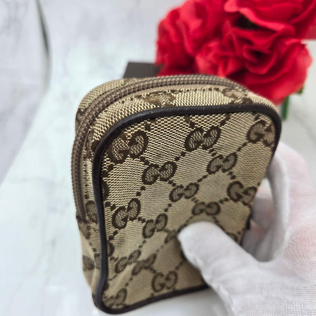 Gucci GG Canvas Cigarette Case Brown — view 6