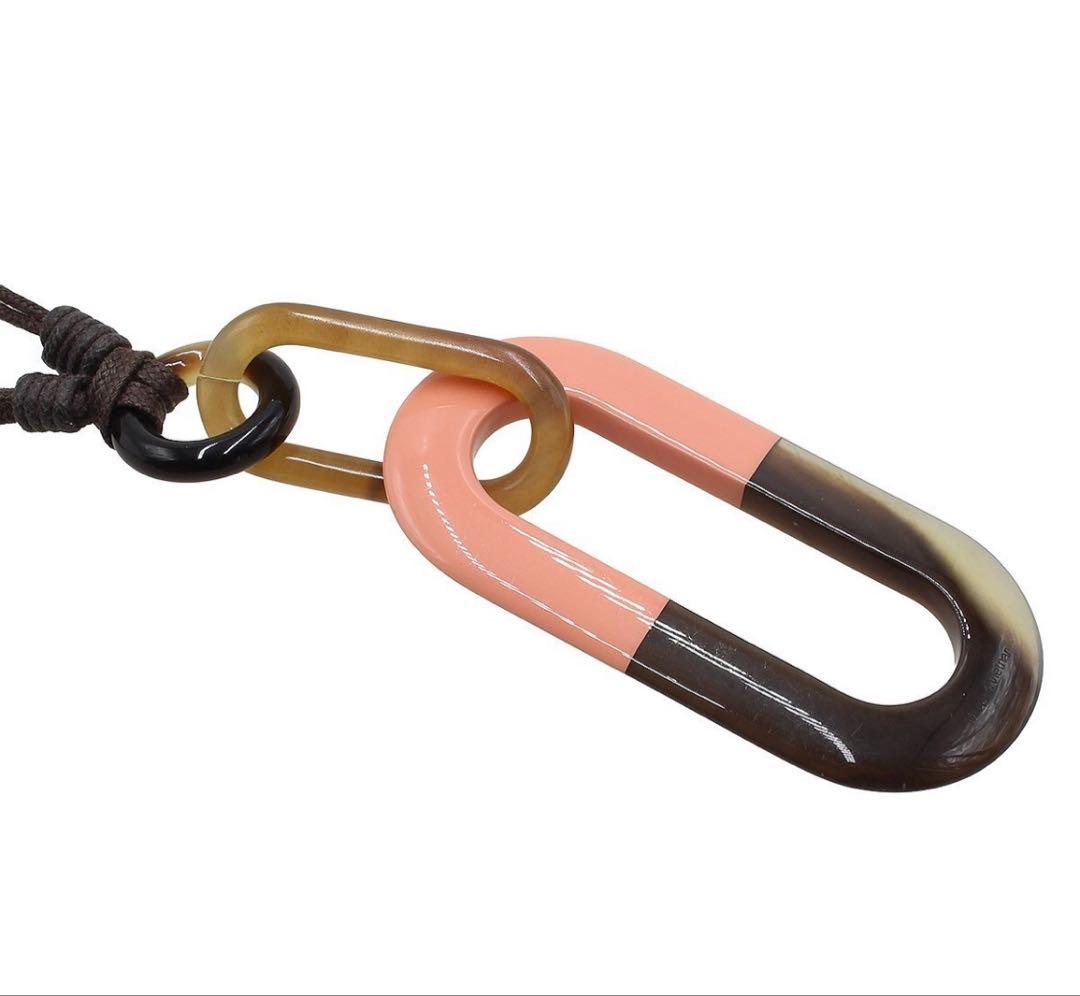 Hermes Buffalo Horn Lacquer Necklace — view 4