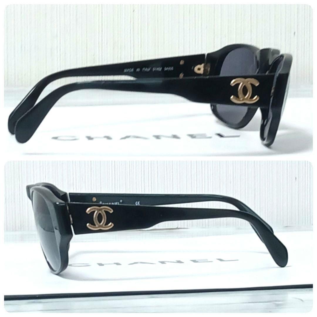 Chanel Sunglasses Black CC Logo GD Wellington Eyewear — view 3