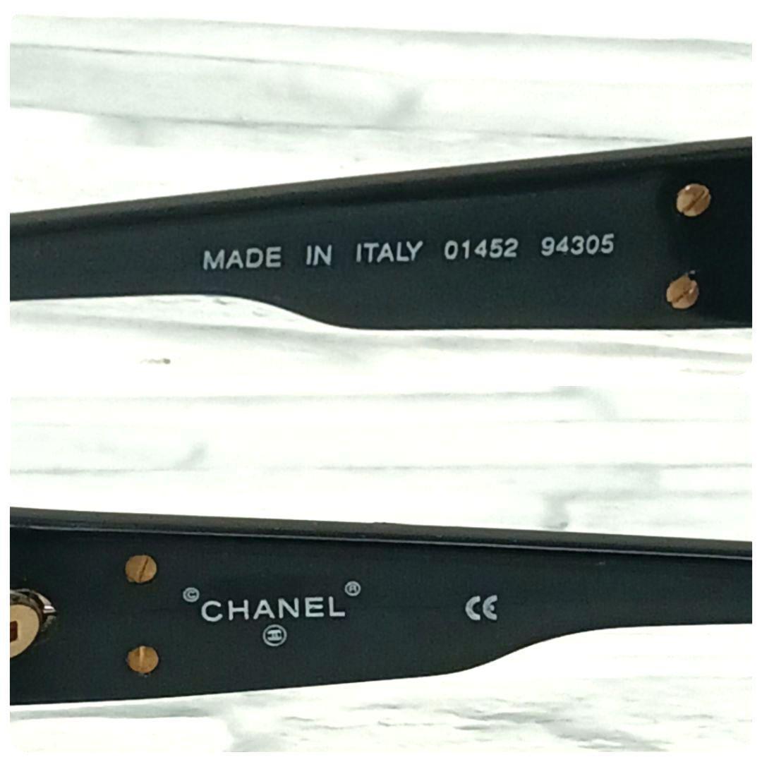 Chanel Sunglasses Black CC Logo GD Wellington Eyewear — view 4