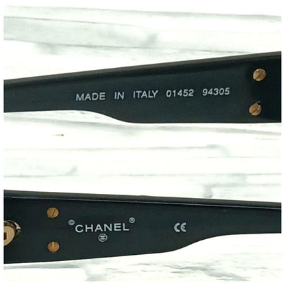 Chanel Sunglasses Black CC Logo GD Wellington Eyewear — view 4