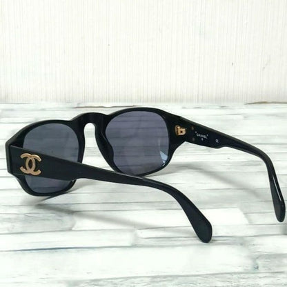 Chanel Sunglasses Black CC Logo GD Wellington Eyewear — view 9