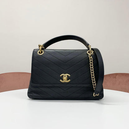 Chanel CC Logo Chain 2-Way Shoulder Bag