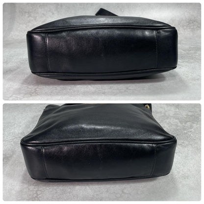 Gucci Shoulder Bag 2-Way Bamboo Black Leather — view 8