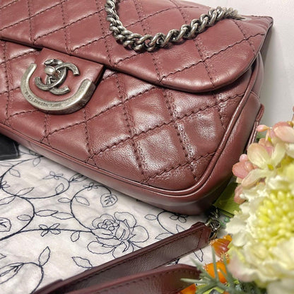 Chanel Double Flap Quilted Fringe — view 4