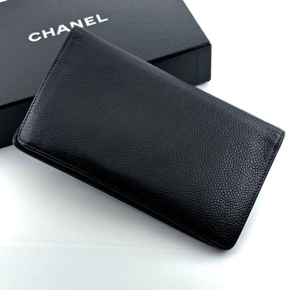 Chanel Wallet Coco Stitch Caviar Bifold — view 2