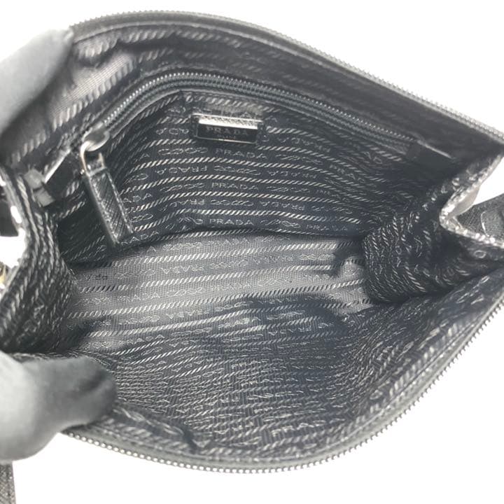 Prada Clutch Bag Pouch Comic Pattern Black And White Monotone