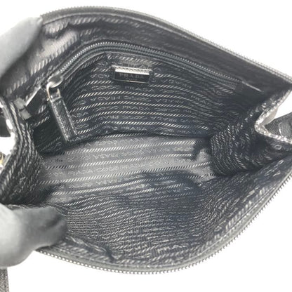 Prada Clutch Bag Pouch Comic Pattern Black And White Monotone