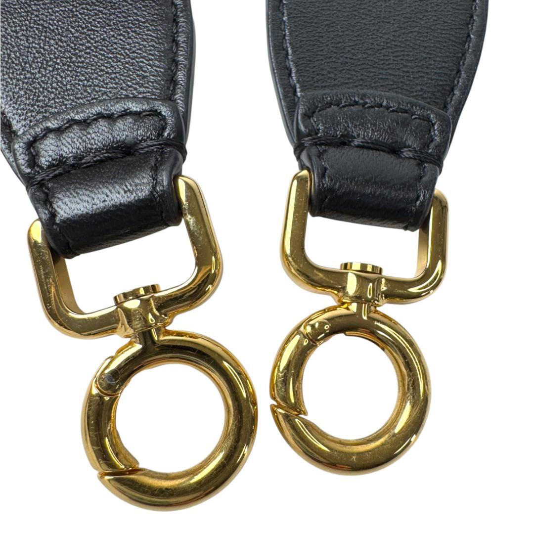 Fendi Mini Strap You Shoulder Black Gold — view 8