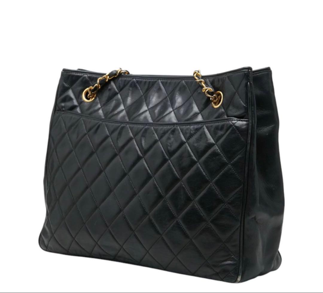 Chanel Quilted Chain Tote Shoulder — view 2