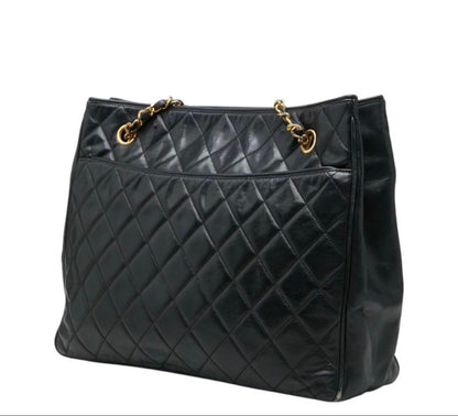 Chanel Quilted Chain Tote Shoulder — view 2
