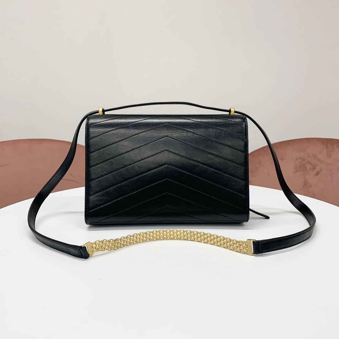 Chanel CC Logo Chez Blanc Medal Flap Stitch Shoulder Bag — view 3