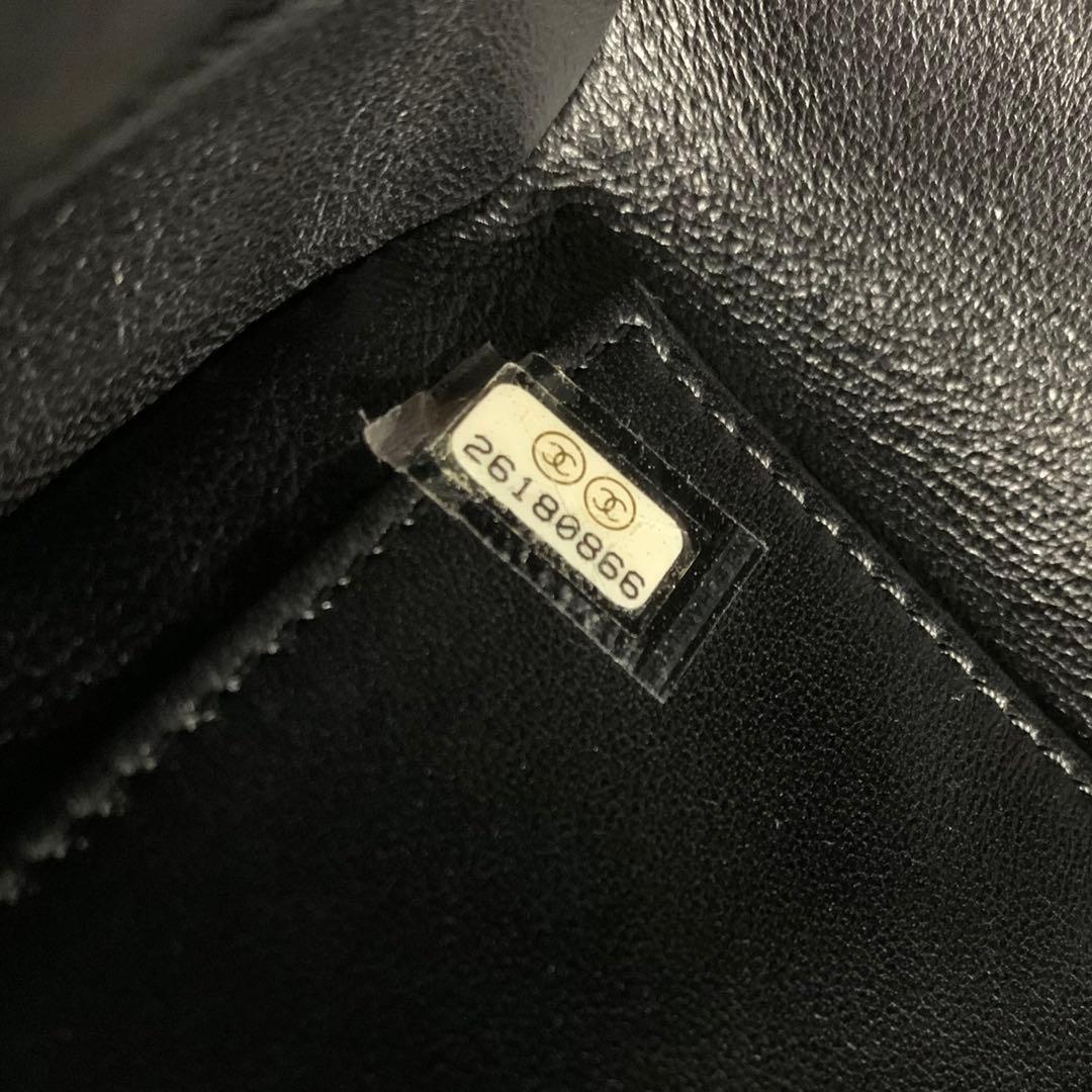 Chanel CC Logo Chez Blanc Medal Flap Stitch Shoulder Bag — view 8