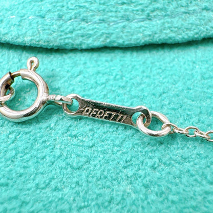 Tiffany & Co Bean Large Necklace In 925 Silver