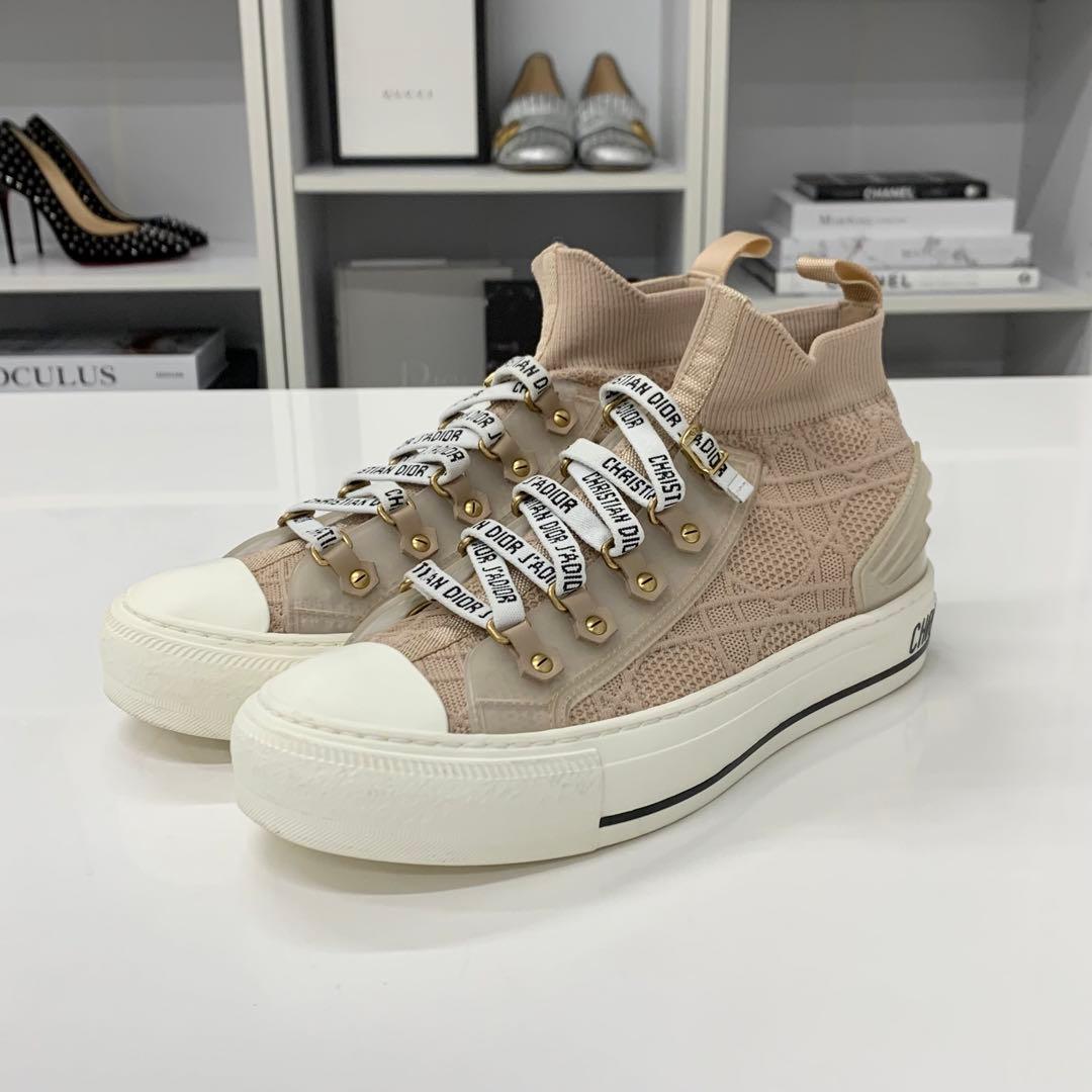 Dior Walk'n' Logo High Cut Sneakers — view 3