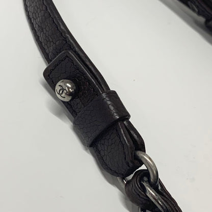 Chanel Chanel Quilted Caviar Leather 2-Way Handbag