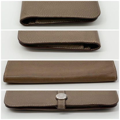 Hermes Dogon GM Duo Taurillon Clemence Wallet