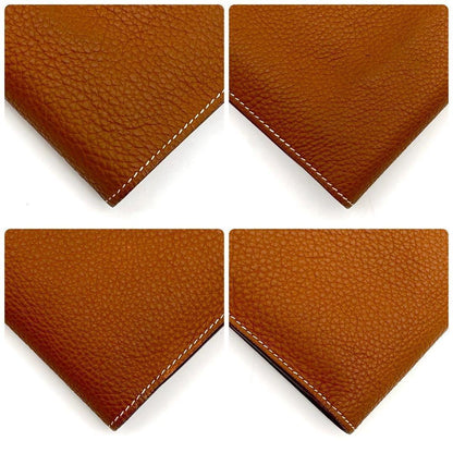Hermes Dogon GM Togo Leather Wallet Brown Bifold — view 7