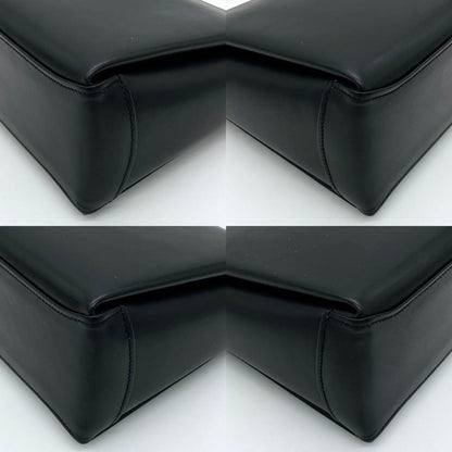 Gucci Handbag Leather Black Turnlock