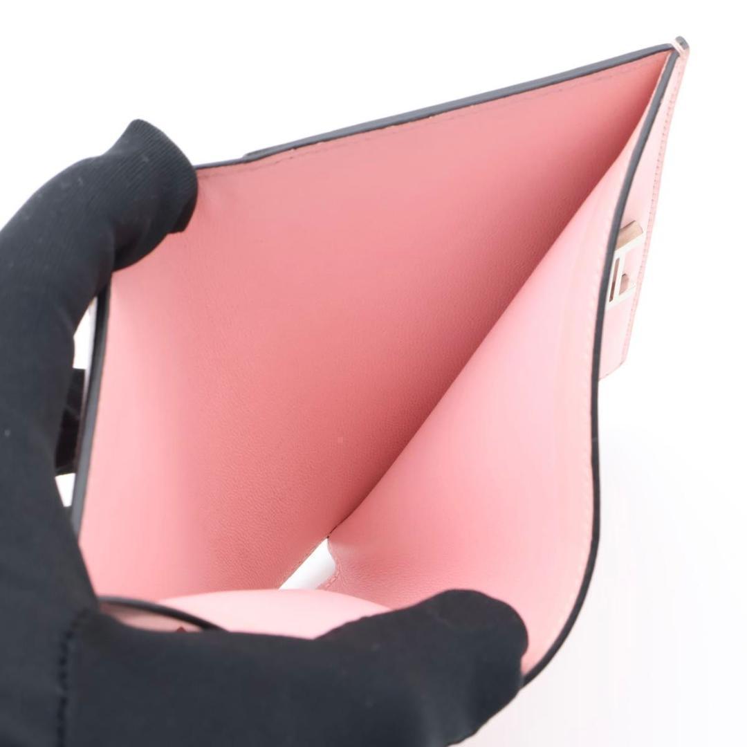 Hermes Bearn Compact Touch Pink Bifold Wallet — view 6