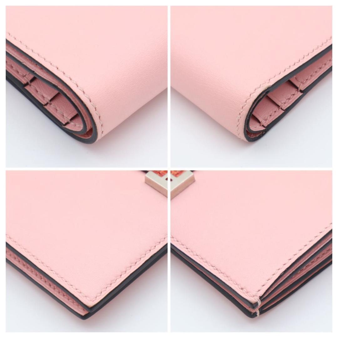 Hermes Bearn Compact Touch Pink Bifold Wallet — view 8