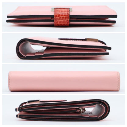 Hermes Bearn Compact Touch Pink Bifold Wallet — view 9