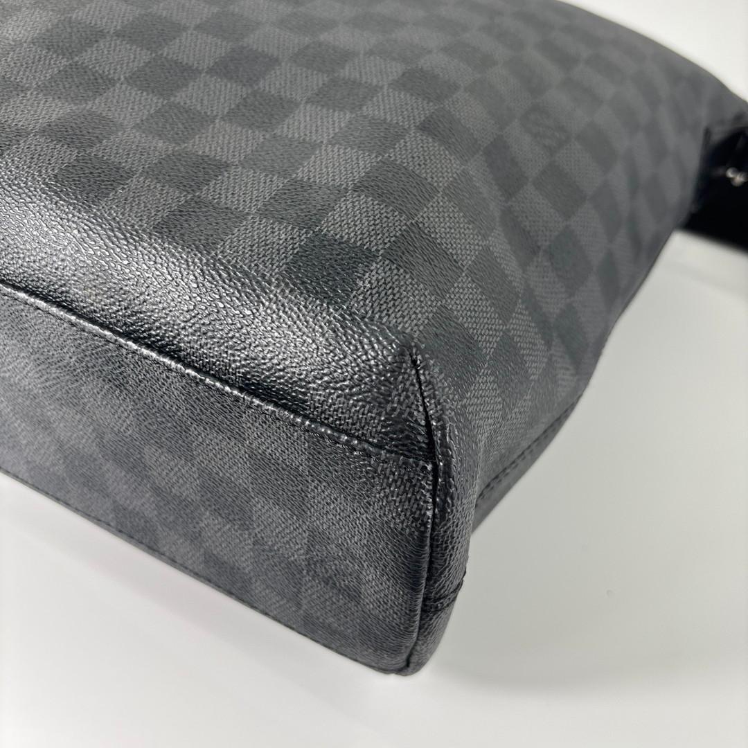 Louis Vuitton Damier Graphite Mick GM Shoulder Bag Black