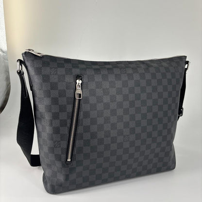 Louis Vuitton Damier Graphite Mick GM Shoulder Bag Black