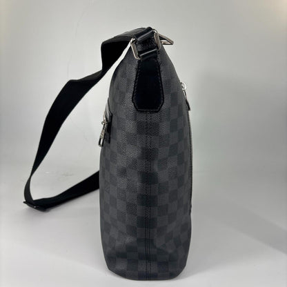 Louis Vuitton Damier Graphite Mick GM Shoulder Bag Black
