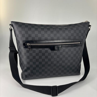 Louis Vuitton Damier Graphite Mick GM Shoulder Bag Black