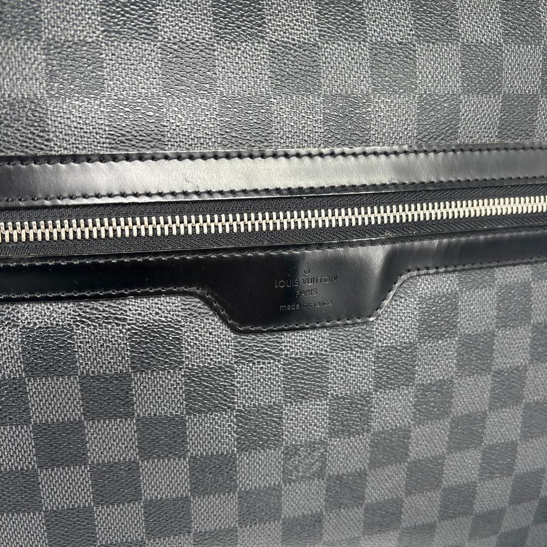 Louis Vuitton Damier Graphite Mick GM Shoulder Bag Black