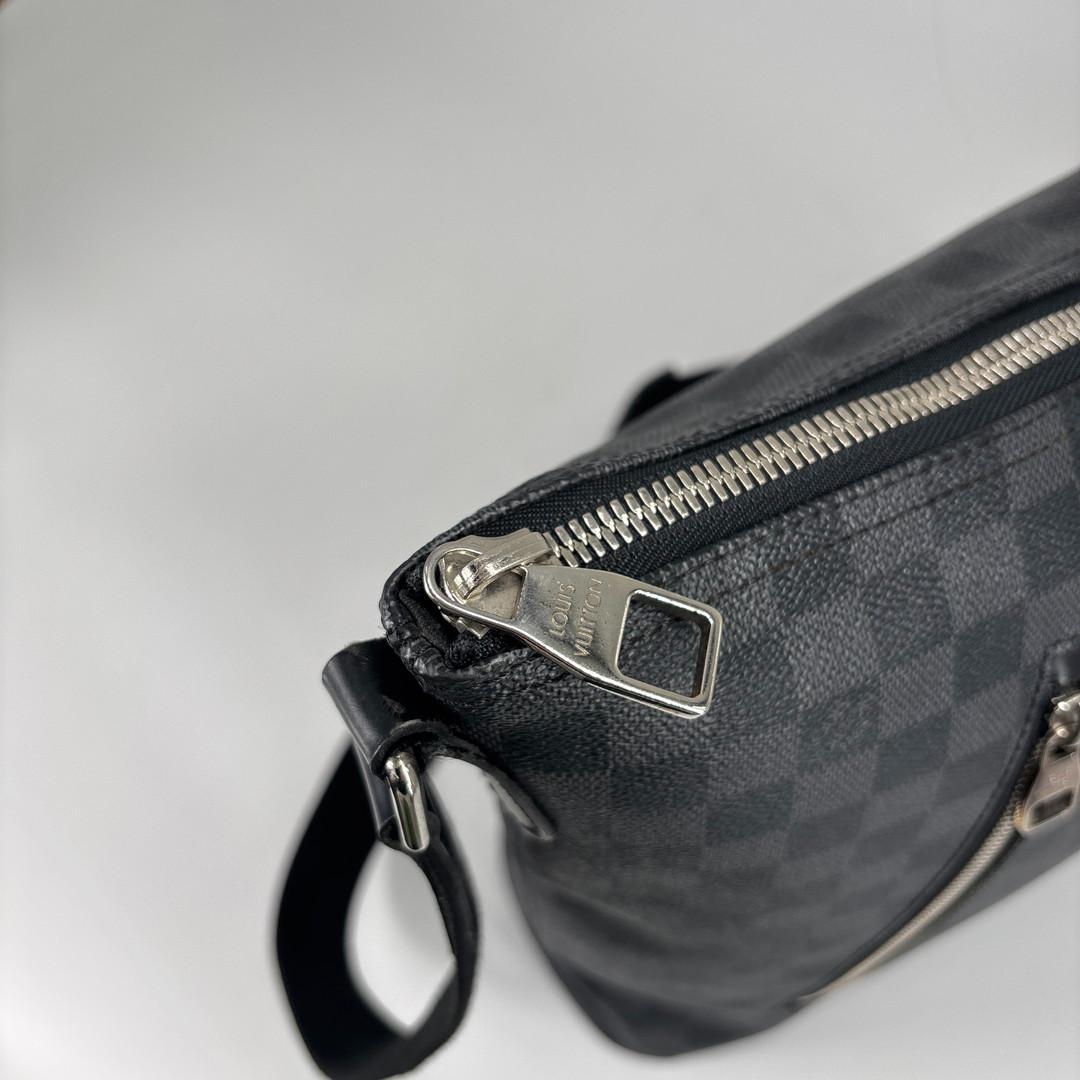 Louis Vuitton Damier Graphite Mick GM Shoulder Bag Black