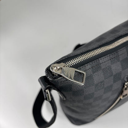 Louis Vuitton Damier Graphite Mick GM Shoulder Bag Black