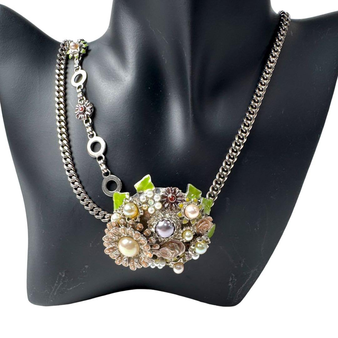 Chanel 05P Floral Chain Belt Necklace 2-Way CC Logo — view 2