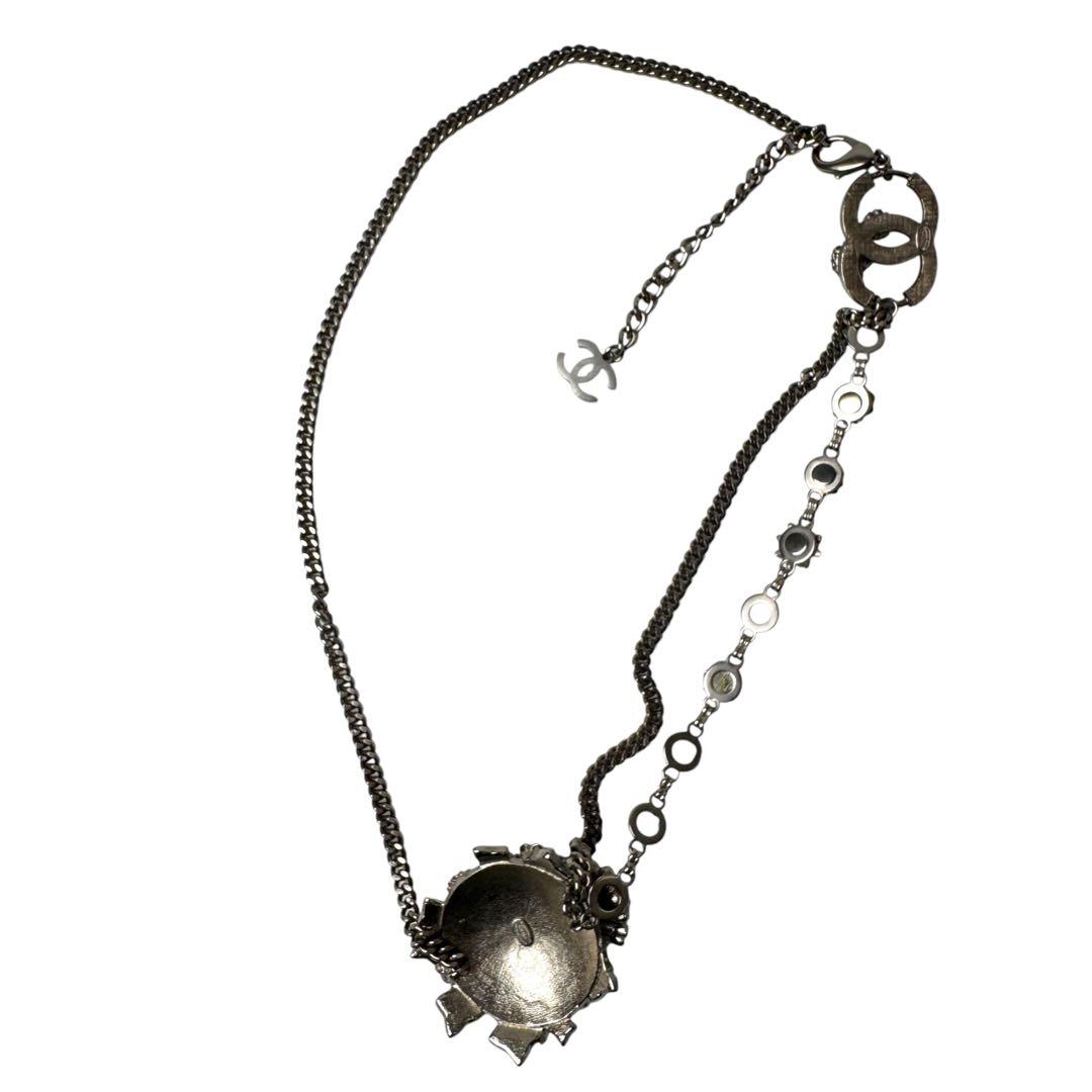Chanel 05P Floral Chain Belt Necklace 2-Way CC Logo — view 4