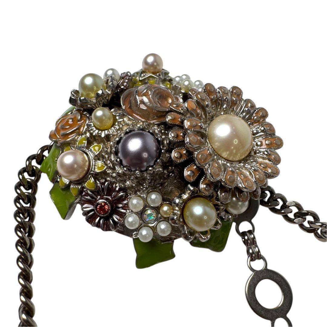 Chanel 05P Floral Chain Belt Necklace 2-Way CC Logo — view 7