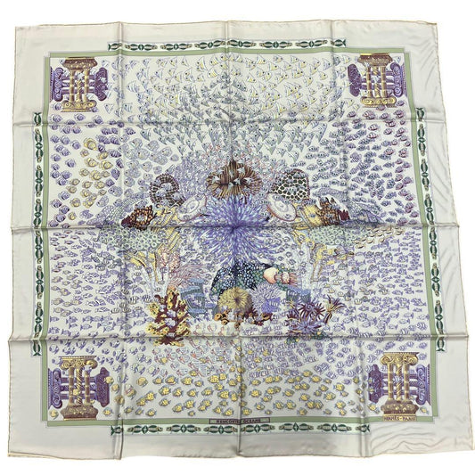 Hermes Carre 90 Atlantic Encounter Scarf L_098