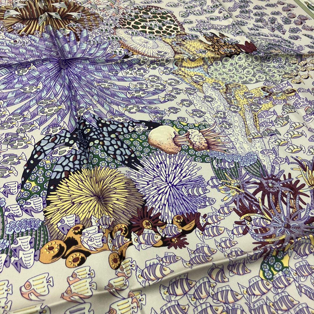 Hermes Carre 90 Atlantic Encounter Scarf L_098