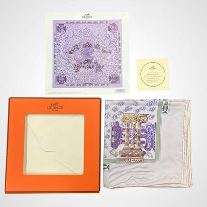 Hermes Carre 90 Atlantic Encounter Scarf L_098